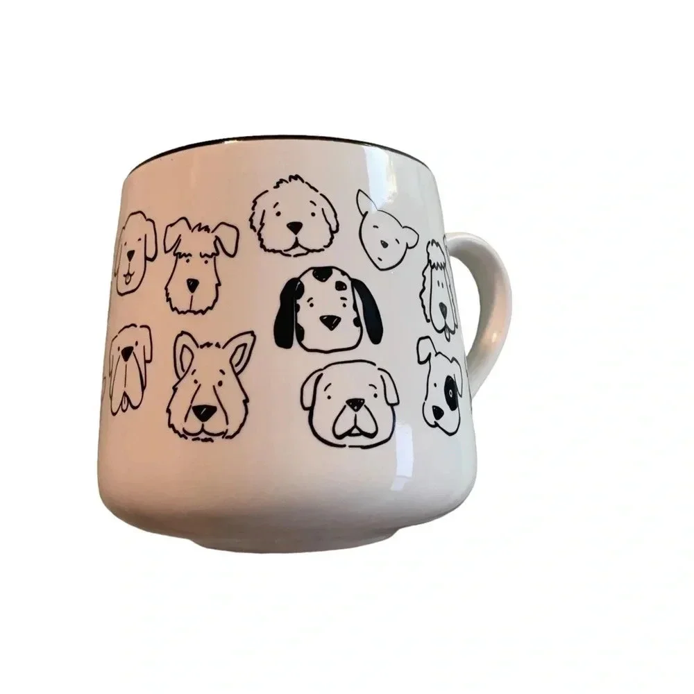 Dog loves me best mug